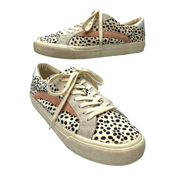 Madewell Shoes - MADEWELL AH 758 Sidewalk Low Dyed‎ Fur Calf Hair Leather Sneakers